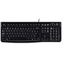 Teclado Logitech K120 Alambrico Usb Resistente A Derrames (Español) Negro · SKU KB-343