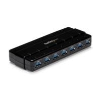 Hub Usb 3.0 De 7 Puertos - Concentrador Usb 3.0 De 7 Puertos - Hub De Escritorio Con Adaptador De Alimentacin - Color Negro - Startech.com Mod. St7300Usb3B — STARTECH.COM · SKU AC-8485