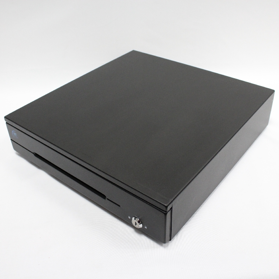 Cajon De Dinero Ec Line Heavy Duty Metalico Ec-Cd-200M, Negro, Compartimentos 5 Billetes - 8 Monedas Ajustable, Rj11