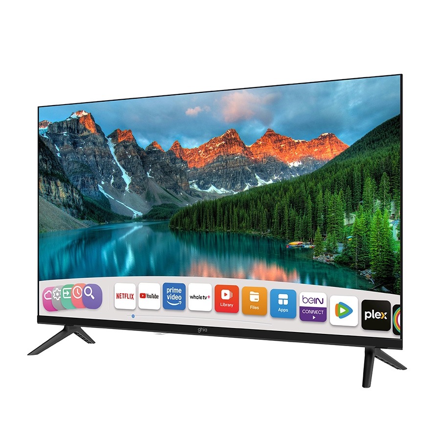 Television Smart Ghia Whale Tv, 32 Pulg Hd, Wifi, Rj45, 2 Hdmi, 2 Usb, Rca, Aux 3.5Mm, Optico, Dolby Audio — GHIA · SKU TV-1142
