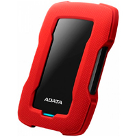 Disco Duro Externo Adata Hd330 1Tb Portatil 2.5 Usb 3.2 Windows Mac Linux Contragolpes Slim Color Rojo (Ahd330-1Tu31-Crd)