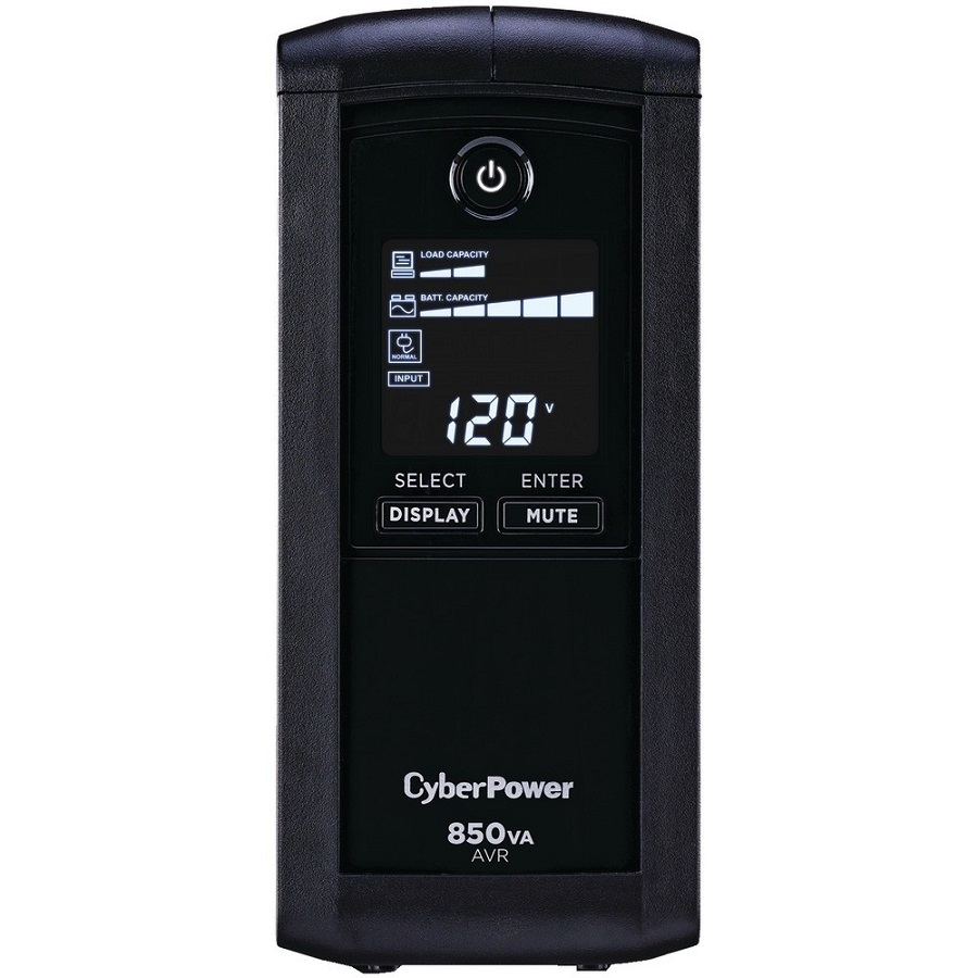 No Break Cyberpower Cp850Avrlcd 850Va/ 510 Watts, Interactivo,Torre, 9 Nema 5-15R, 5 Respaldo Y 4 Supresin, 3 Años De Garanta, Incluyendo Batera. — CYBERPOWER · SKU FR-438