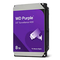 Disco Duro Interno Wd Purple 8Tb 3.5 Escritorio Sata3 6Gb/S 256Mb 24X7 Dvr Nvr 1-16 Bahias 1-64 Camara Wd85Purz — WD - WESTERN DIGITAL · SKU HD-3019