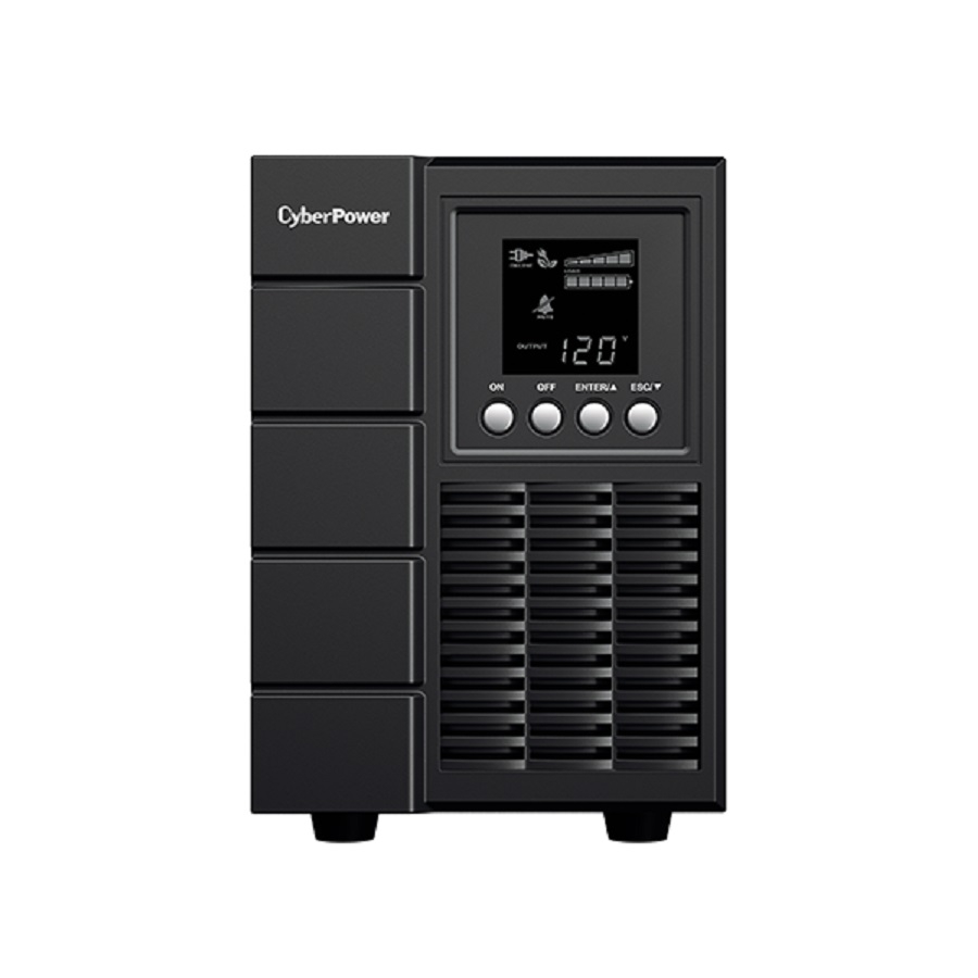 No Break Cyberpower Ols1000 1000Va / 900W, Online, Lcd, Onda Senoidal Pura, Torre, 4 Nema 5-15R, Usb/Serial. 2 Años De Garanta Ups, 1 Año En Batera. — CYBERPOWER · SKU FR-1157
