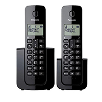 Telefono Panasonic Kx-Tgb112Meb Inalambrico Basico Base Handset 20 Numeros Identificador De Llamadas, 50 Numeros Directorio Localizador De Auricular Negro — PANASONIC · SKU TEL-190