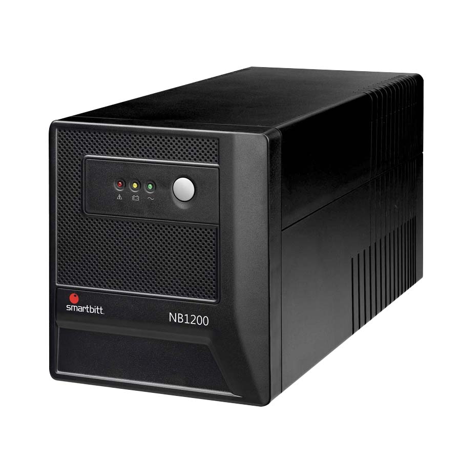 No-Break Interactivo Smartbitt Sbnb1200 1200Va/600W, Clavija Nema 5-15P, 8 Contactos, Tipo Nema 5-15R Con Respaldo De Baterias, Regulacion Y Supresion De Picos, Proteccin Rj-11, Puerto Usb — SMARTBITT · SKU FR-1028