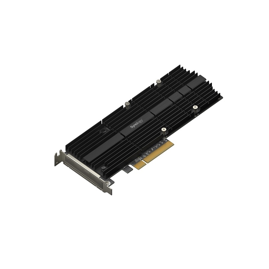 Tarjeta Adaptadora Synology De Ssd M.2 Doble Ranura Para Aceleracin De Cach/ Interfaz Pcie Nvme /Factor De M.2 22110 /M.2 2280 — SYNOLOGY · SKU AC-9371