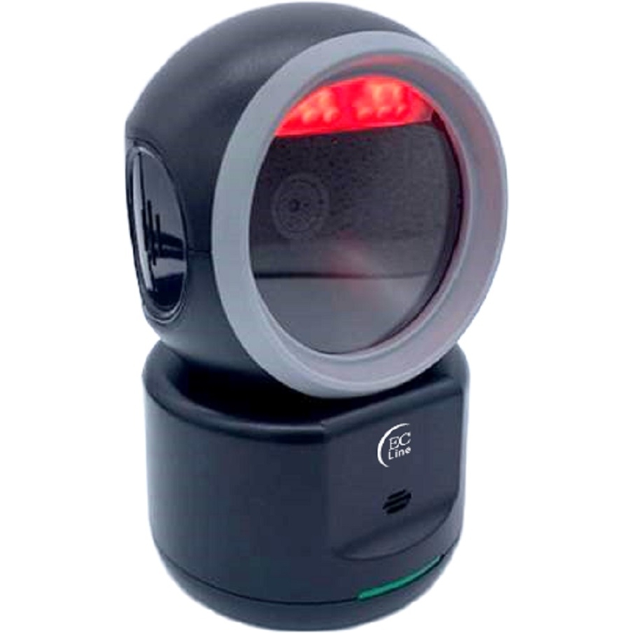 Lector De Codigo De Barras Ec Line Ec-2600-2D, Negro, Cmos, Led, 1D, 2D, Usb, 300 Lecturas Por Segundo, Omnidireccional