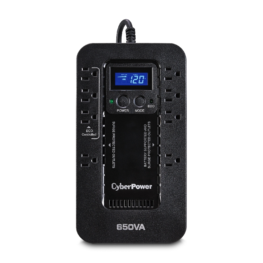 No Break / Ups Cyberpower Modo Eco Ahorrador 650 Va 390 Watts 3 Años De Garantia En Pila Y Equipo — CYBERPOWER · SKU FR-851
