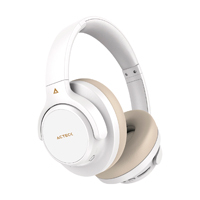 Audifonos Acteck Hype Epic Hp750 / Diadema / Inalambricos / Dual Bt -Aux 3.5 Mm / Bateria 75 Hrs / Microfono Omnidireccional / Cancelacion De Ruido / Bocinas 40 Mm 20 Hz A 20 Khz / Blanco / Ac-940863