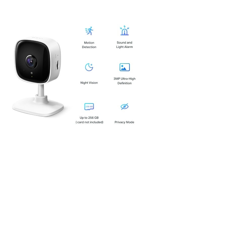 Camara Ip Tp-Link Tapo C110 Wifi 3Mp Microsd 256Gb Vision Nocturna Audio Birideccional · RimeTec México