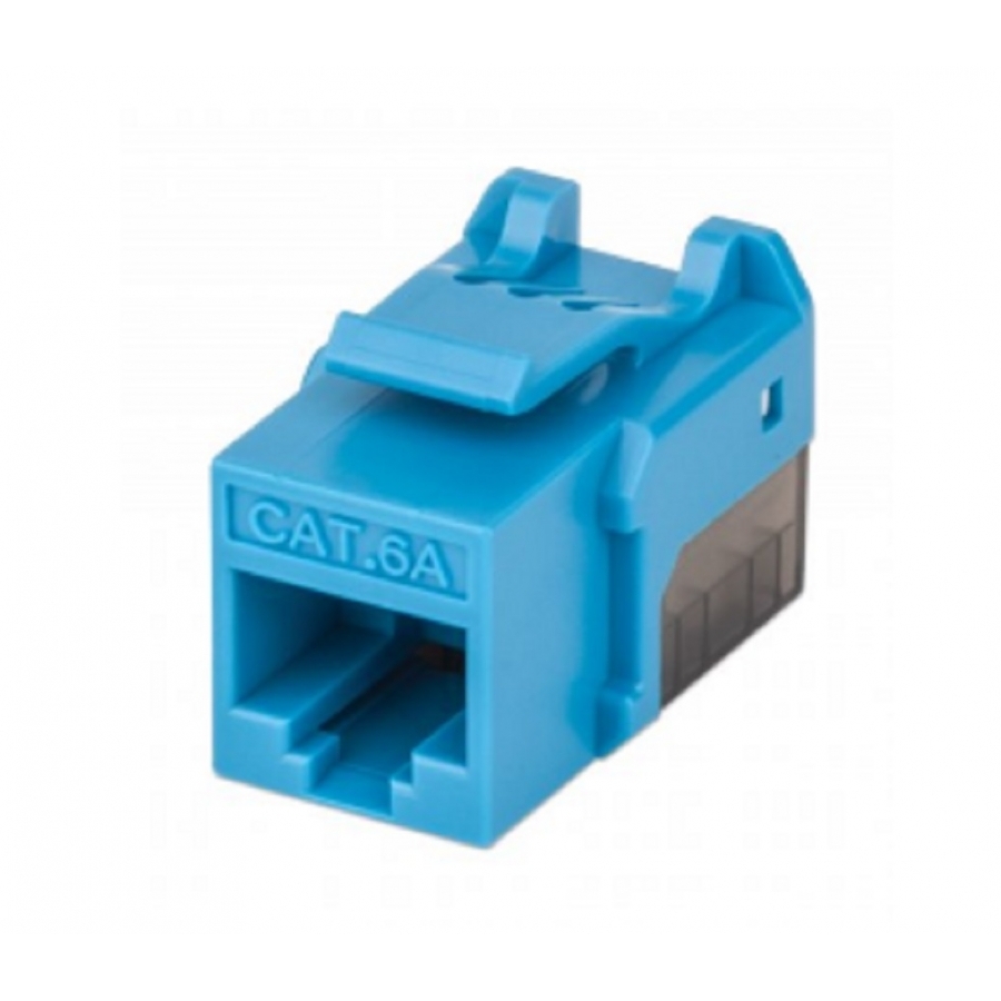 Jack,Intellinet,772334, Cat 6A De Impacto (Keystone) Azul — INTELLINET · SKU AC-9918