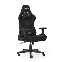Silla Ocelot Gaming Ost-Black Night /Tela Automotriz / Base Nylon Ajustable / Descansabrazos 1D / Piston Clase 4 / Reclinable 90-155 Grados / Hasta 150Kg / Cojines Lumbar Y Cervical / Color Negro Con — OCELOT GAMING · SKU AC-13404