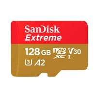 Memoria Sandisk Micro Sdxc 128Gb Extreme 190Mb/S 4K Clase 10 A2 V30 C/Adaptador Sdsqxaa-128G-Gn6Ma — SANDISK · SKU RAM-3871