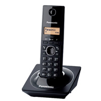 Telefono Panasonic Kx-Tg1711Meb Inalambrico Pantalla Lcd 1.4 En Color Ambar 50 Numeros Identificador De Llamadas 50 Numeros En Directorio Localizador De Auricular Negro — PANASONIC · SKU TEL-7