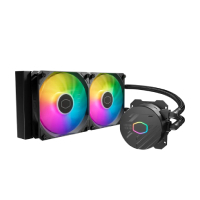 Disipador De Enfriamiento Liquido Cooler Master Masterliquid Ml240L Core Argb/Negro/Ventiladores De 120Mm Socket 1851/1700/1200/1151/1150/1155/1156/Am5/Am4/Am3+/Am3/Am2+/Am2/Fm2+/Fm2/Fm1 — COOLER MASTER · SKU CF-562