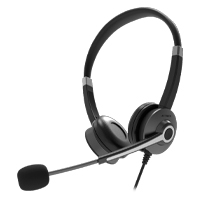 Audifonos Acteck Centric Pro Hp640 / Alambricos / Diadema Para Conferencia / Usb / Microfono Flexible / 4 Botones Controladores / Negro / Ac-935319 · RimeTec México