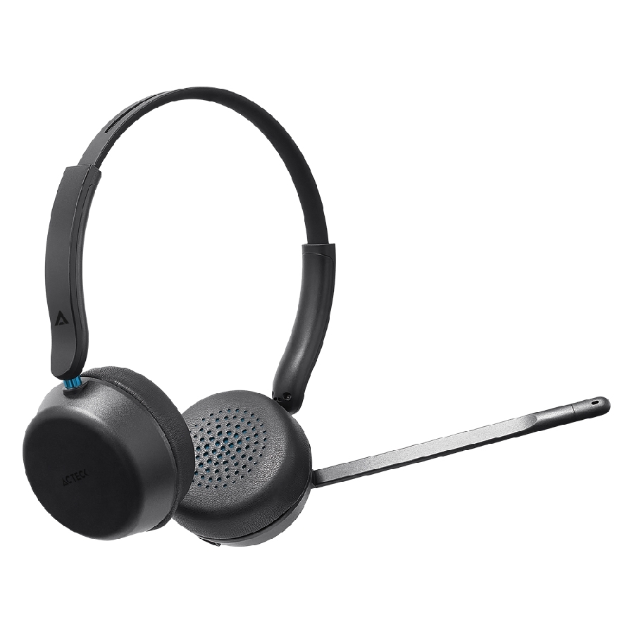 Audifonos Acteck Active Sync Hc580 / Diadema / Inalambrico / Microfono Unidireccional / Conexion Bluetooth Y Auxiliar / 20 Hz - 20 Khz / Cancelacion De Ruido / Negro / Ac-942386