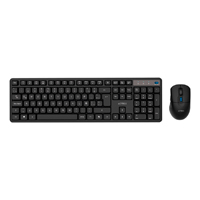 Kit Acteck Creator Silent Pro Mk474 / Teclado Y Mouse / Inalambrico Dongle Usb / Win, Mac, Android / Membrana /106 Teclas / Ergonomico / 5000 Dpi Ajustable / 6 Botones / Optico / Negro /Ac-943505 — ACTECK · SKU KB-1173