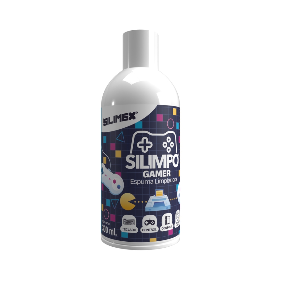 Espuma Limpiadora | Silimex | Espuma Limpiadora Gamer 300 Gr | Silimpo | Limpia Superficies De Consolas, Teclados, Controles Y Equipos Gamer — SILIMEX · SKU CN-4978