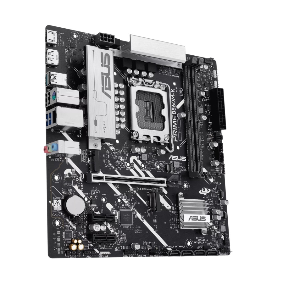 Mb Asus B860 Intel S-1851 Serie 2 /2X Ddr5 8800 /Hdmi /Dp /2X M.2 /2X Usb 3.2 /Micro Atx /Gama Media — ASUS OEM · SKU MB-1492