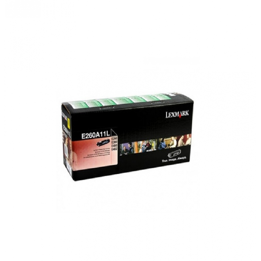 Toner Laser Lexmark Color Negro Rendimiento Estandar, Np E260A11L, Hasta 3500 Paginas, Modelos E260Dn, E460Dn, E360Dn. — LEXMARK · SKU CN-993