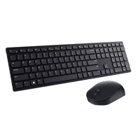 Kit Teclado Y Mouse Dell Pro Km5221W Inalambrico En Ingles | Negro |580-Ajis |
