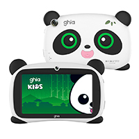 Tablet Kids /A333 Pentacore/ 7 Pulg Ips /4Gb Ram/64Gb /Usb C/2Cam/Wifi/Bluetooth/2500Mah/Android 15 /Panda Ojos Verdes — GHIA · SKU NOTGHIA-435