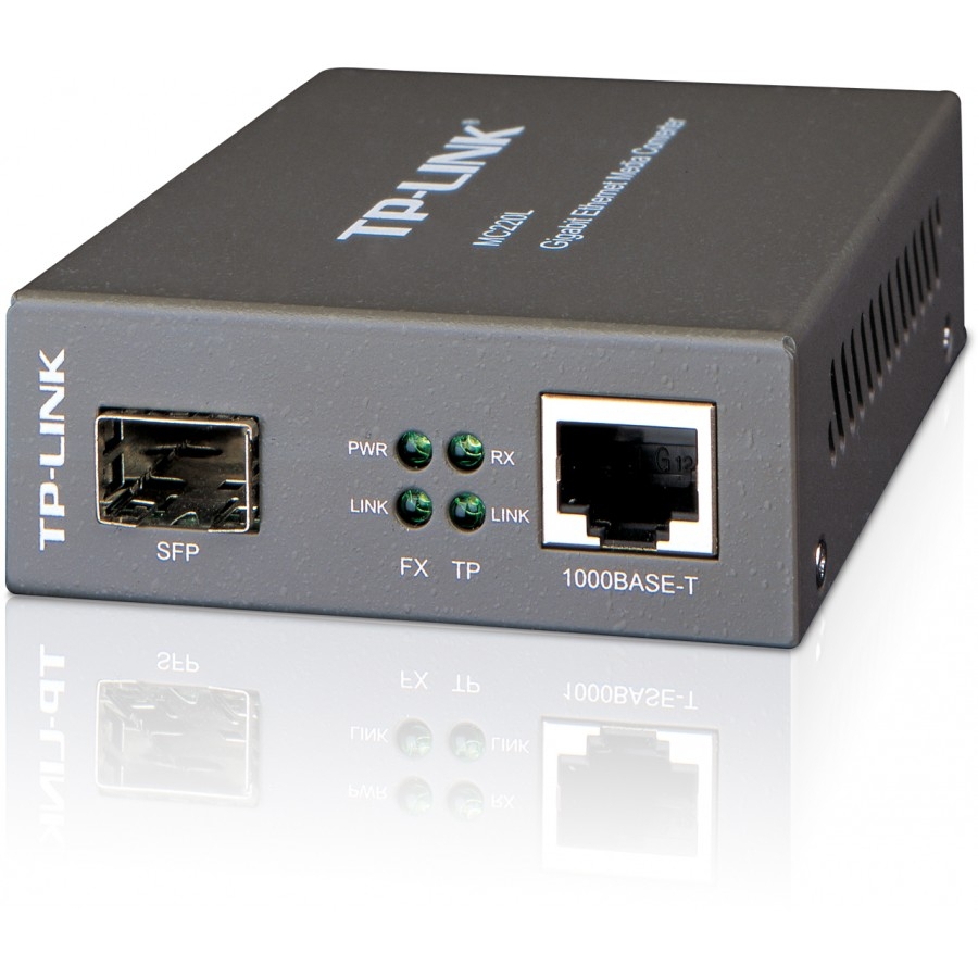 Convertidor De Medios Tp-Link Mc220L Rj45 1000Mbps A Sfp Gigabit 0.55Km Multimodo Y 10 Km Monomodo — TP LINK · SKU AC-2741