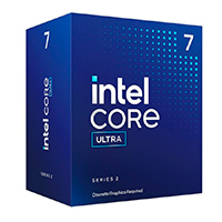 Procesador Intel Core Ultra 7-265F S-1851 Serie 2 /Hasta 5.3 Ghz /Cache 30Mb /20 Cores 8P12E /Sin Graficos /Con Disipador /Gamer Alto · SKU CP-1434