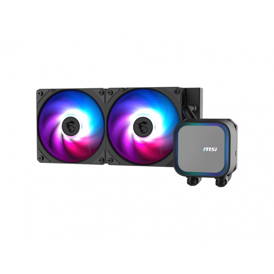 Disipador De Enfriamiento Liquido Ms Mag Coreliquid A13 240 / Black / 240Mm / Intel ,1700, 1851 / Amd Am5, Am4 / Rgb