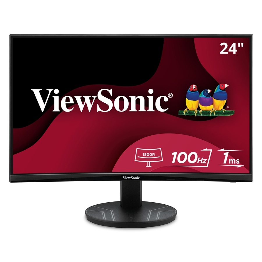 Monitor Led Viewsonic Curvo 24 Pulgadas / Full Hd 1920X1080P / Hdmi / Display Port/ Panel Mva/ Curvo 1500R / 100 Hz / 1 Ms /Bocinas Integradas/ 3 Años De Garantia — VIEWSONIC · SKU MNL-3107