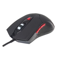 Mouse Optico Gaming,Manhattan,176071, Usb 6 Botones Negro C/Luz — MANHATTAN · SKU MS-1302