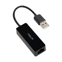 Adaptador Acteck Shift Plus Ae420 / Usb A - Rj45 Ethernet / 100 Mbps / Win - Mac Os - Linux - Android / Negro / Ac-934732 · RimeTec México