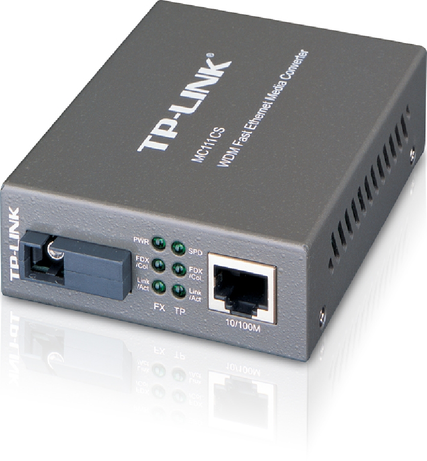 Convertidor De Medios | Tp-Link | Mc111Cs | Mono Modo | Wdm Conector De Fibra Sc A Rj45 | 10/100Mbps — TP LINK · SKU AC-2743