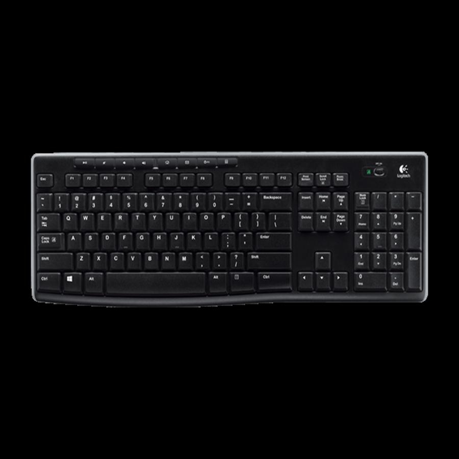 Teclado Logitech K270 Multimedia Receptor Usb Unifying (Español) Negro · SKU KB-455