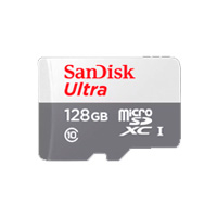 Memoria Sandisk Micro Sdxc 128Gb Ultra 100Mb/S Clase 10 C/Adaptador Sdsqunr-128G-Gn3Ma
