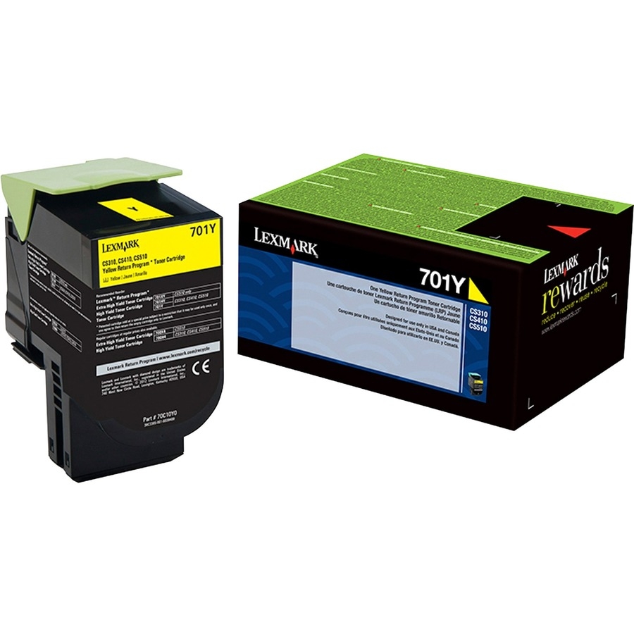 Toner Laser Lexmark 78C4Uy0 Amarillo,Ultra Alto Rendimiento, Hasta 7000 Paginas, Para Modelos Cx622Ade, Cs521D, Cx625Adhe, Cs622De — LEXMARK · SKU CN-3816