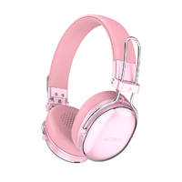 Audifonos Acteck Luxe Chic Hp710 / Diadema / Inalambricos / Bt 5.4 / Microfono Omnidireccional / 20 Hz A 20 Khz / Bateria 30 Hrs / Cancelacion De Ruido Hibrido / Rosa / Ac-940900 — ACTECK · SKU SPK-2662