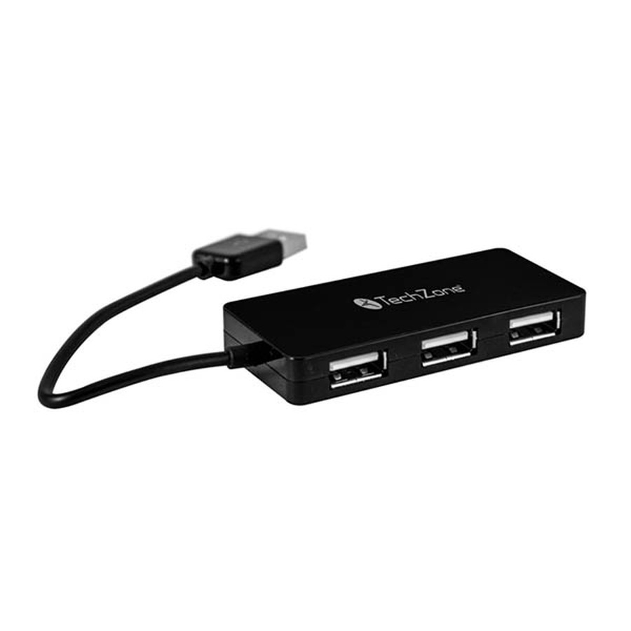 Hub - Techzone - Tz17Hub02 - 4 Puertos - Usb 2.0 — TECH ZONE ACCESORIOS · SKU AC-5894