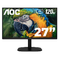 Monitor Led Aoc 27B35H3 / Color Negro / Panel Ips 27 / Hdmi Y Vga / Aspecto 16:9 / Tiempo De Respuesta 1Ms / 120Hz / Full Hd 1920X1080 / Vesa 100X100 Mm / Contraste 20,000,0001 / Brillo 300 Cd/M2 — AOC · SKU MNL-2970