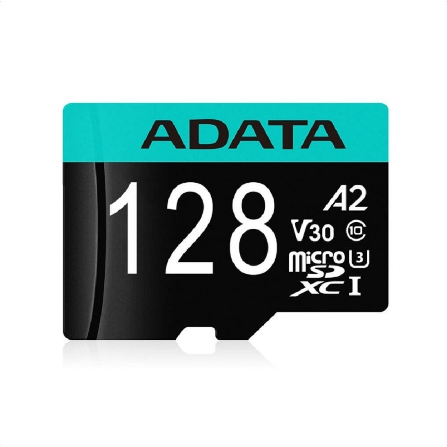 Memoria Adata Micro Sdxc/Sdhc 128Gb Uhs-I 100Mb/85Mb Clase 10 V30 A2 C/Adaptador Ausdx128Gui3V30Sa2-Ra1 — ADATA · SKU RAM-3914