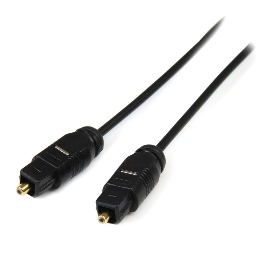 Cable De 3M Toslink Audio Digital Optico Spdif Delgado - Negro - Startech.com Mod. Thintos10 — STARTECH.COM · SKU CB-1946