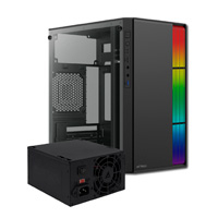 Gabinete Acteck Fusion Ii Gi440 / Micro Torre / Micro Atx, Mini Itx / Fuente 500W / Iluminacion Rgb / Panel Acrilico, Metal / Negro / Ac-935753 — ACTECK · SKU CS-854