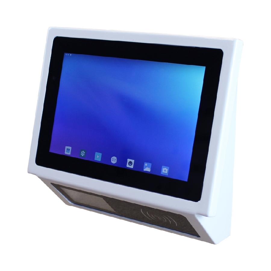 Verificador De Precios Ec Line Ec-Pc-801A, Blanco, Pantalla Touch, 8 Pulgadas, Quad Core A17 1.8 Ghz, 2Gb Ram, Flash 16 Gb, Lector 1D, 2D, Nfc, Android 9.0