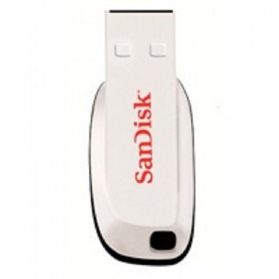 Memoria Sandisk 16Gb Usb 2.0 Cruzer Blade Z50 Blanco Sdcz50C-016G-B35W — SANDISK · SKU RAM-2768