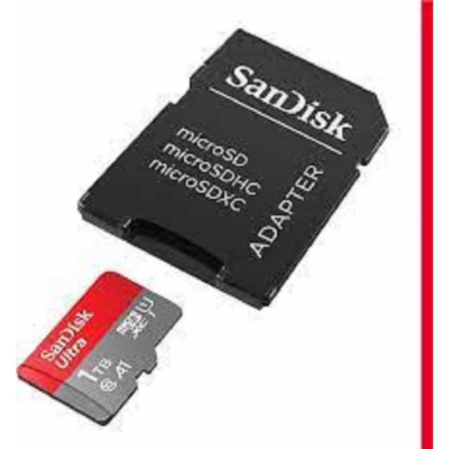 Memoria Sandisk Micro Sdxc 1Tb Ultra 150Mb/S Clase 10 C/Adaptador Sdsquac-1T00-Gn6Ma — SANDISK · SKU RAM-3954