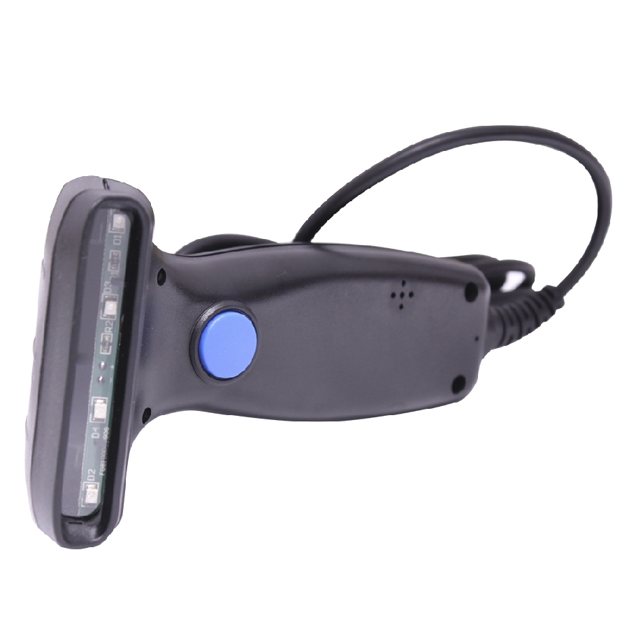 Lector De Codigo De Barras Ec Line Ec-Cd-8100, Negro, Ccd, Usb, 1D, 100 Lecturas Por Segundo, Resistente A Caidas De 1.5 Mts