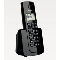 Telefono Panasonic Kx-Tgb110Meb Inalambrico Basico 20 Numeros Identificador De Llamadas, 50 Numeros Directorio Localizador De Auricular Negro — PANASONIC · SKU TEL-134