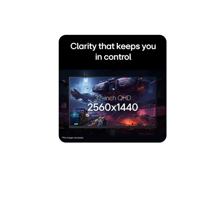 Monitor Pc Lg 32G620B-B Ultragear Gaming Qhd 31.5 Pulg,Panel Ips,2560X1440,200Hz,Tr 1Ms,16:9,300Cd/M2,Srgb99%,Contr 1200:1,Hdmi,Displayport,Hdr10,Amd Freesync,Nvidia G-Sync,Vesa 100X100